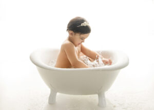 baby in bathtub
